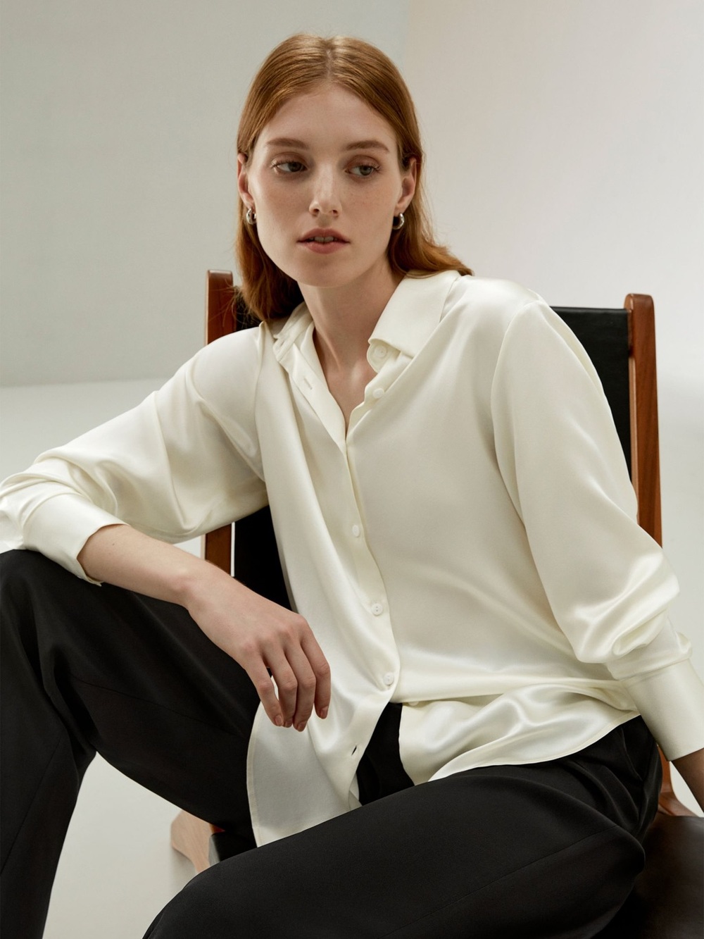 Lilysilk The SOS Shirt In Lily White Size 8
